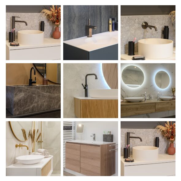 Wastafel in badkamer